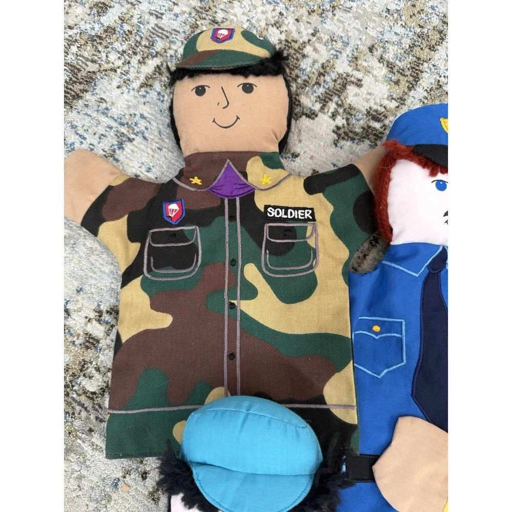Rosalina hand puppet handy community helpers lot of 6 doctor fireman policeman
